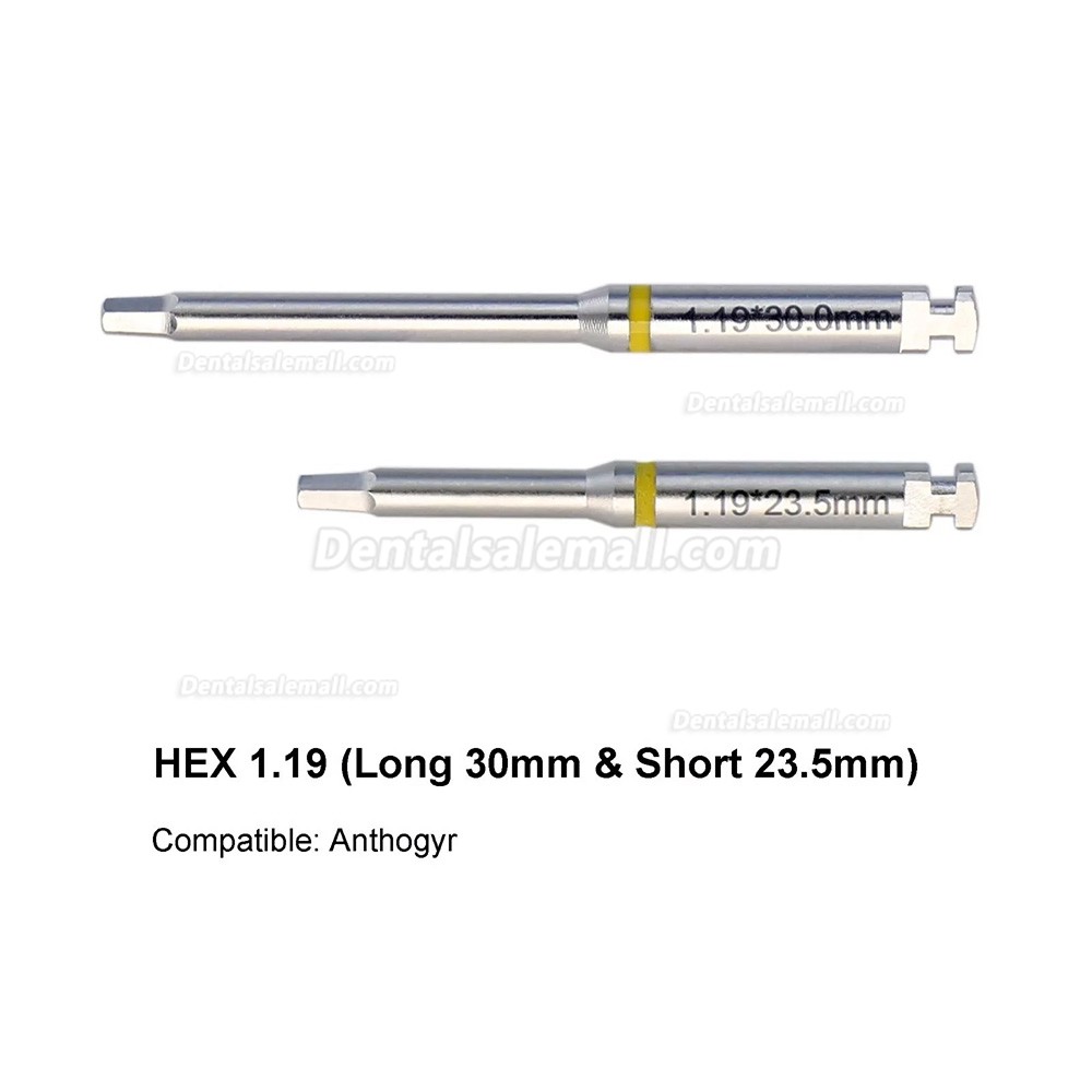 Dental Implant Screwdriver Hex Implant Abutment Latch Drivers Stainless Steel Long Short